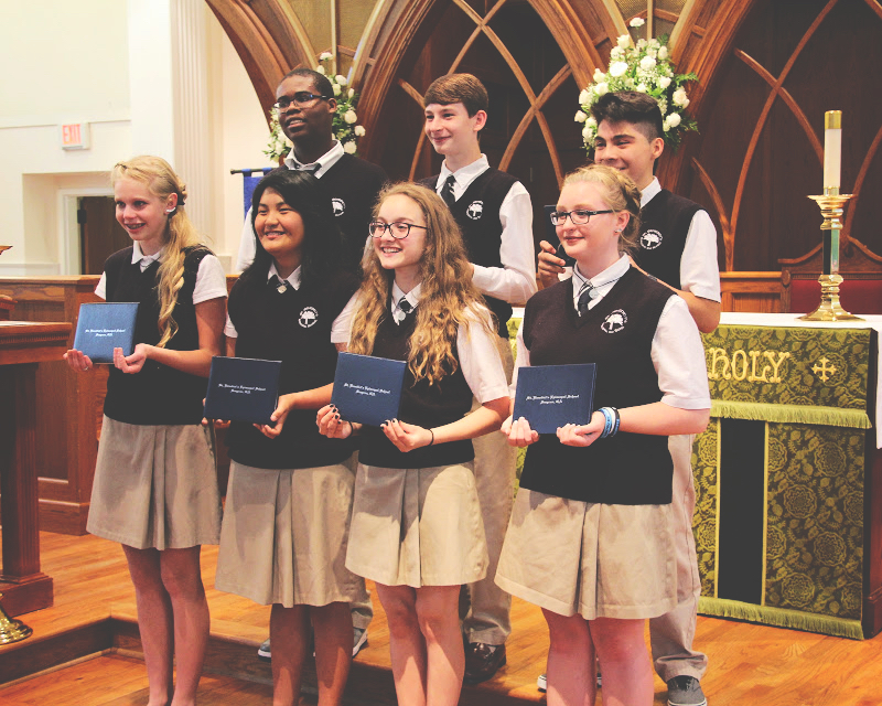 St. Benedict’s Celebrates First Class of 8th-Grade Graduates