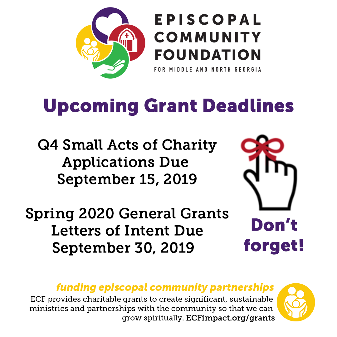 ECF Accepting Applications for All Grant Programs