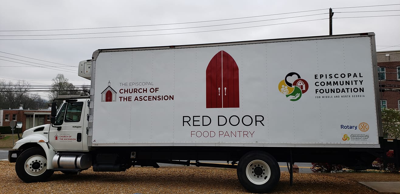 Red Door Food Pantry Serving the Community with Compassion and Care.