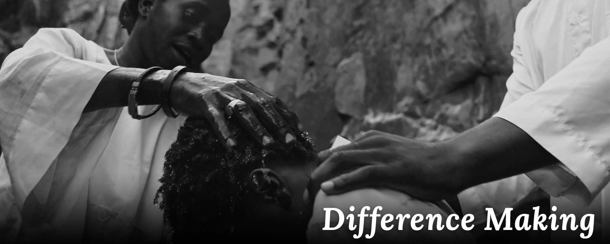 Difference Making - For Faith Devotional by Robert Wright - Person Baptizing