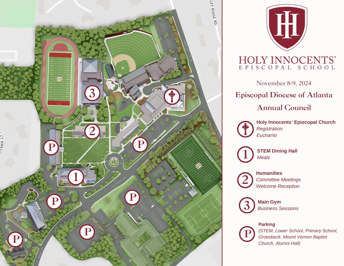 Holy Innocents' Campus Parking