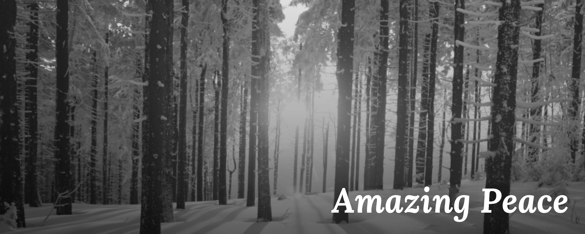 For Faith devotional graphic: Amazing Peace.