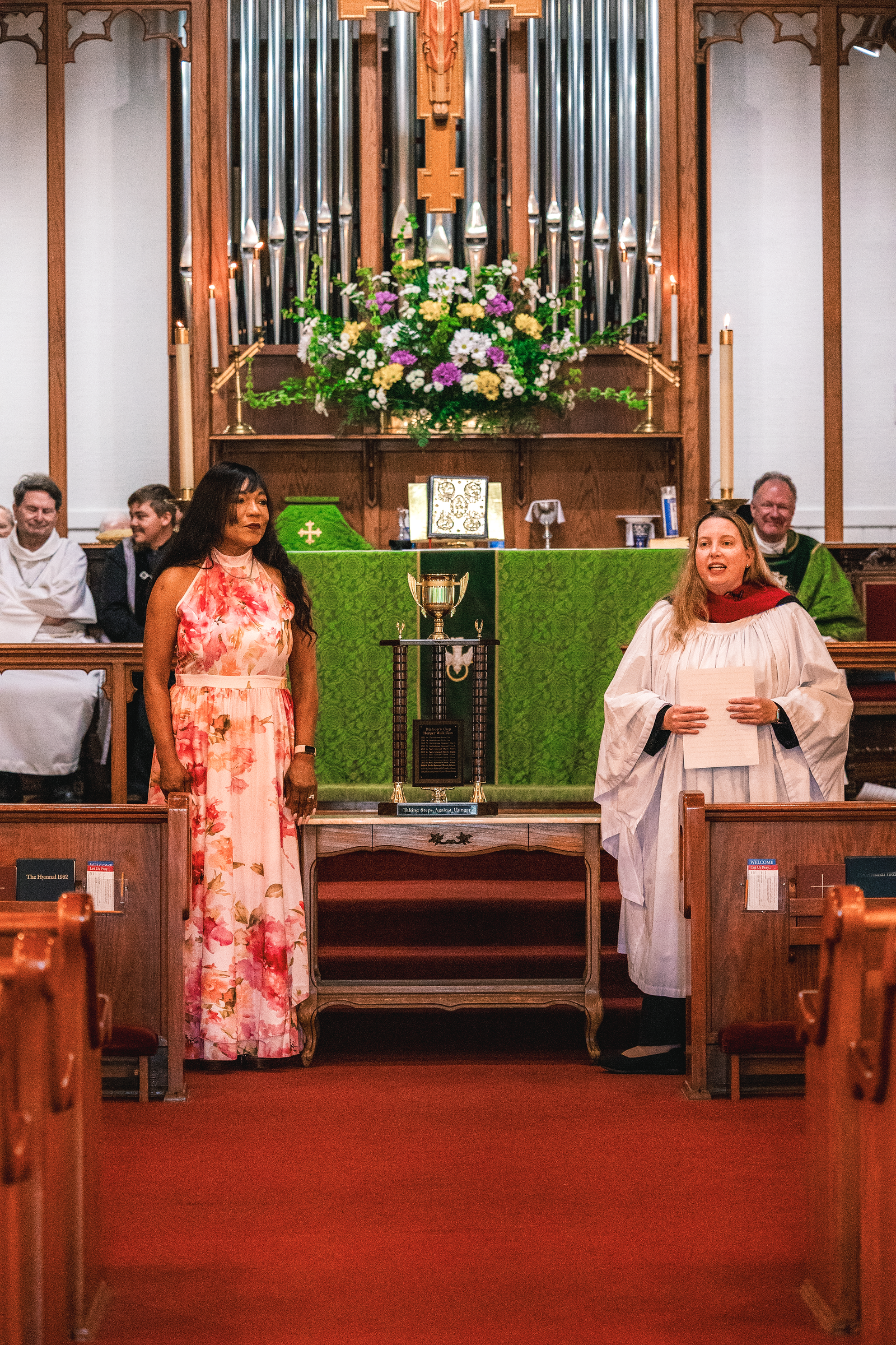 Worship service at All Saints Warner Robins during the Bishop’s Cup presentation.