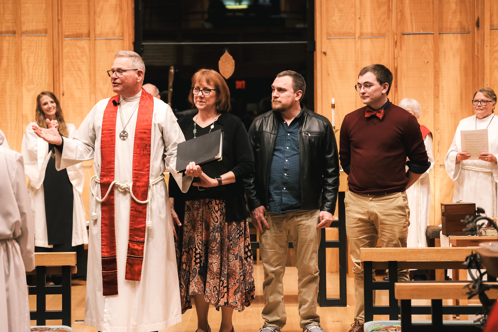 Mark S. Winward installation parish moment