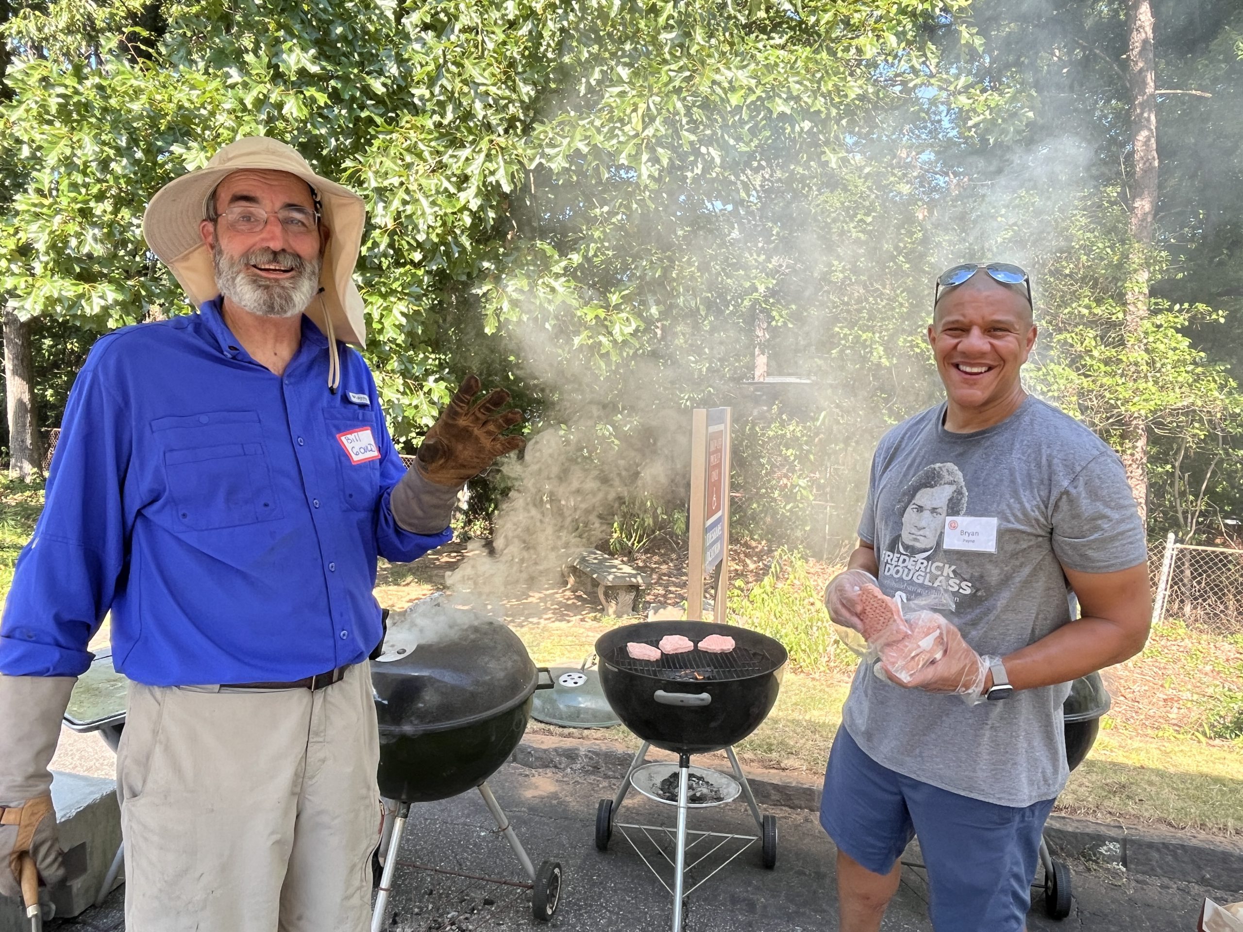 Grilling for St. Bart’s homecoming
